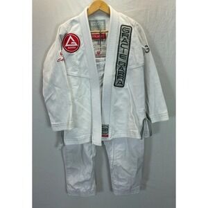 Gracie Barra GB Edition Kimono White Set Top & Pants  Size A0 Jiu-Jitsu‎